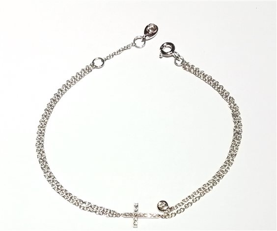 Bracelet Crivelli Femme in Or Diamante 0.10 Ct 234-3576-BR - 234-3576-BR